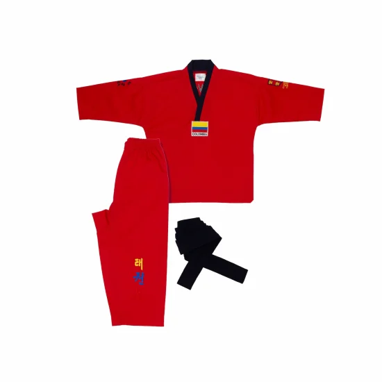 Uniforme Taekwondo Rojo