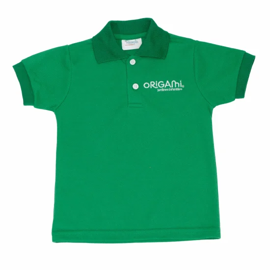 Camiseta Polo Verde - Origami