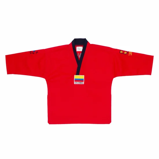 Alternative view of Uniforme Taekwondo Rojo