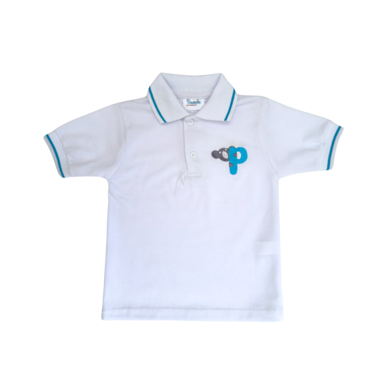 Camisa tipo polo uniforme pasamanos jardin